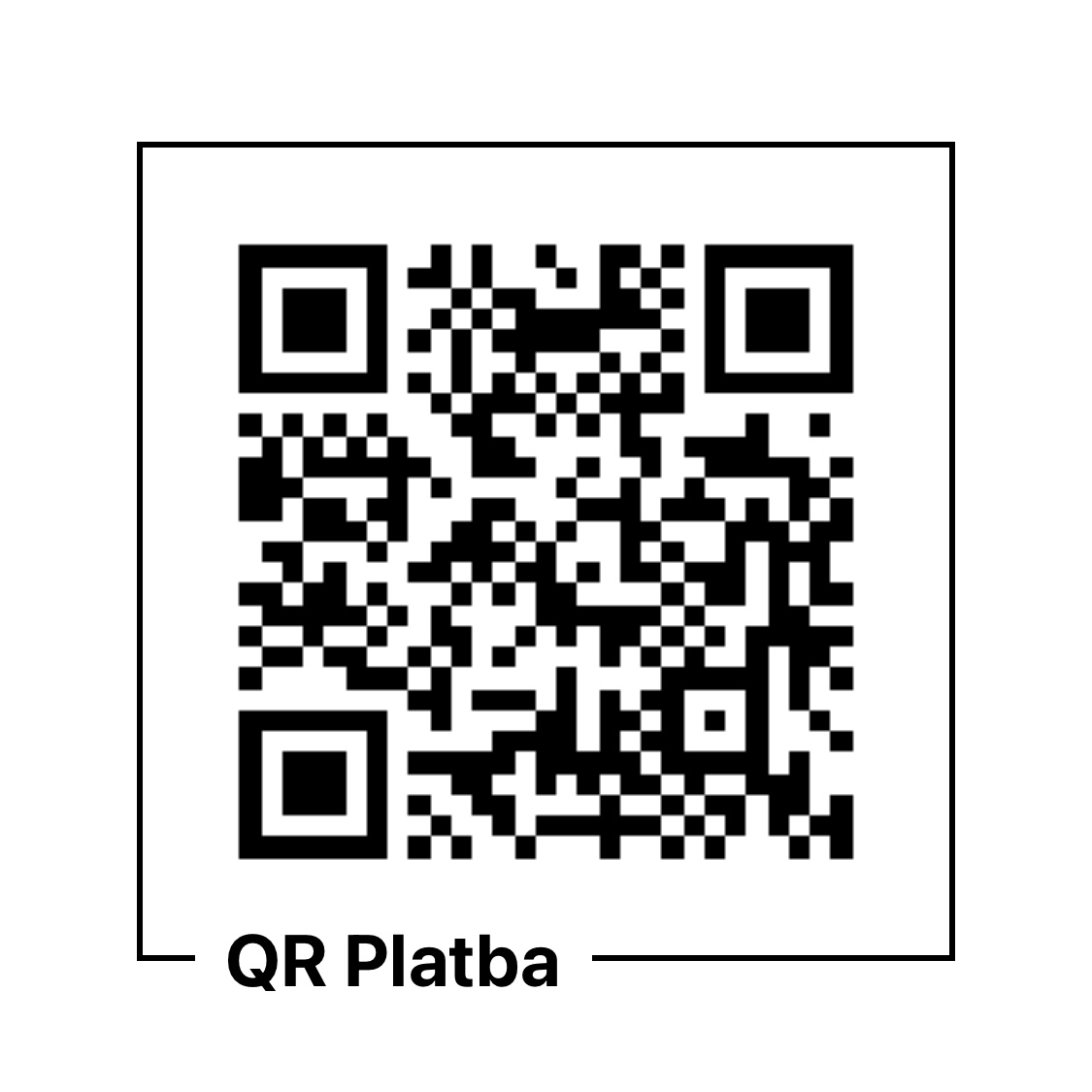 QR platba fio